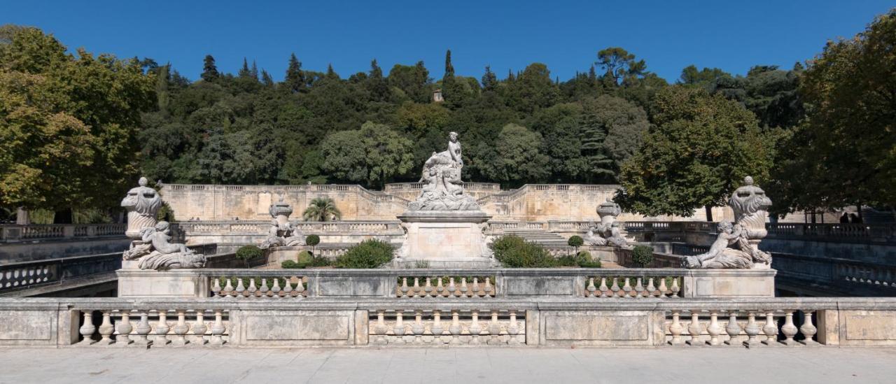 "Le Paisible" Clim Et Jardin En Centre Ville Nimes Exterior photo